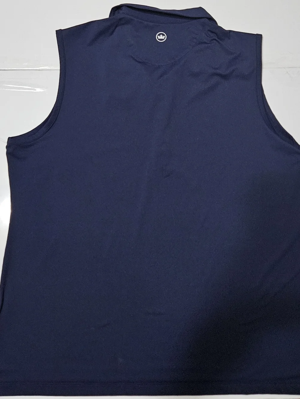 Peter Millar Navy Sleeveless Polo Performance Tank Womens XXL - Picture 3 of 9